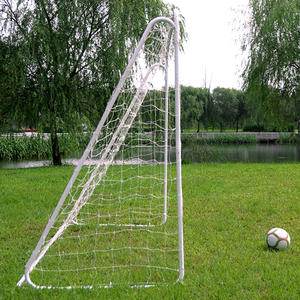 Producto en oferta, profesional, portátil, plegable, Metal, montaje, fútbol, fútbol, portería, poste con Red - Product Image 6