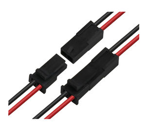Adaptador JST SM de 2 Pines, Macho y Hembra, con Cubierta de PVC, Conductor de Cobre Estañado, Cable Conector, Pigtail para Tira de Luz LED - Product Image 1