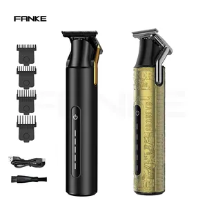 Wholesale Professional Barber Cordless Trimmer High Power USB Rechargeable Waterproof Vintage T9 Electric Hair Trimmer
