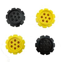 Rueda de Piñón Grande de ABS Duradero, Venta Caliente, Multicolor, Bloques de Construcción MOC, Piezas de Repuesto para Ingeniería de Vehículos No.57519