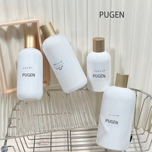 Trong Kho 180Ml 250Ml 350Ml 500Ml Sạch Màu Vàng Nhựa Tóc Colour Chai Dầu Gội Đầu Với Rose Gold Vít Cap - Product Image 2