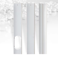 Nuevo Diseño de Alta Calidad, Deflector de Gas para Uso Doméstico de PVC y ABS, 55-160cm+, Interfaz de Boca Plana de 150mm+, Tubo de Escape de 2m, 3 Piezas