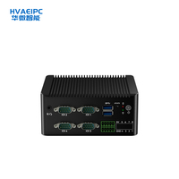 Mini PC Sin Ventilador HVAEIPC Nuevo N100/N150/J1900 |   4 Puertos Seriales 485/GPIO |   Sistema Integrado de Control Industrial |   Software Personalizado |