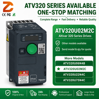 Variateur de fréquence Schneider ATV320U02M2C d'origine, 0,18 kW, 200-240 V, monophasé, contrôleur de vitesse de moteur, variateur de fréquence AC compact