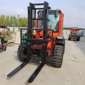 CE China Manufacturer 4x4 3 Ton 4 Ton 5 Ton Diesel <strong>Forklift</strong> Trucks Off-road <strong>Forklift</strong> - Product Image 6