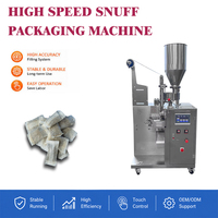 Machine d'emballage de sachets de poudre de snuff en acier inoxydable de qualité alimentaire certifiée CE, conception compacte pour la production des petites entreprises