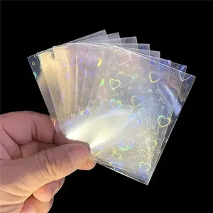 Hot Sell Clear Debitkarte Haut Kunststoff PVC Kredit Transparent Game Sammel karte Schutz hüllen