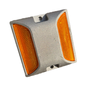 <span class=keywords><strong>Reflector</strong></span> de Aluminio para Seguridad Vial, Tipo Ojo de Gato, 100*100*70mm, 180g, Económico, Reflectante, para Pavimento - Product Image 1