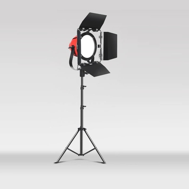 New Video Lightings Red Head Film Photo Led Type Red head Light With Brightness Dimmer 65w Led Film Studio Lights