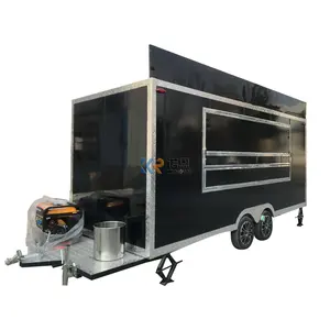 شاحنة طعام لعبة من مقطورة من الفولاذ المقاوم للصدأ للبيع مخصصة لعام 2024 من مصنع الأطعمة والمشروبات