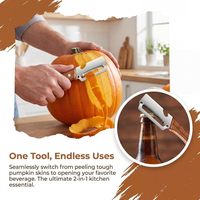 Multifunctionele handmatige metalen groenteschiller met roestvrijstalen mes voor gebruik in de keuken, geschikt voor aardappelen, fruit, groenten en wintermeloen.