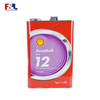 Orijinal AeroShell Fluid 12 Sentetik Ester Havacılık Yağlayıcı Yağı, 1 GAL/Varil, Geniş Sıcaklık Aralığı ve Düşük Uçuculuk