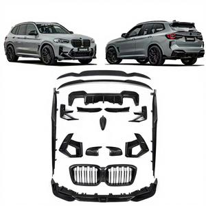 Kit de Carrocería de Fibra de Carbono Seca YICKU para <span class=keywords><strong>BMW</strong></span> X3M F97 LCI, Estilo SOOQOO, Alerón Delantero, Rejilla, Faldones Laterales, Difusor Trasero, Spoiler <span class=keywords><strong>2022</strong></span>+ - Product Image 1