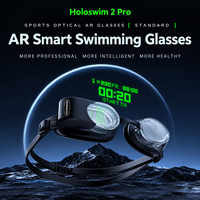 Nouvelles lunettes de natation AR Holoswim 2 Pro 2026 en promotion avec affichage HD des données IA en temps réel, anti-buée, anti-UV et étanches pour Apple Watch