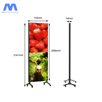 Schermo LED Portatile Ultra-Sottile P1.25-P3.91 per Interni, Display Pubblicitario a Colori Completi