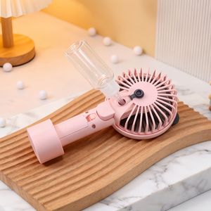 Mini ventilador portátil con función de pulverización, ventilador de escritorio portátil recargable por USB para uso en exteriores e interiores - Product Image 4