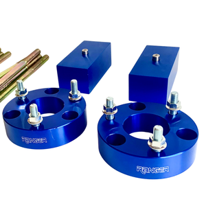 Kit de bloc de rehausse de suspension arrière en aluminium massif de 2 pouces (50 mm) MARVELAND, robuste, avec boulons en U allongés de grade 10.9 - Product Image 6