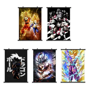 Duvar sanatı Dragon topu asmak boyama Goku Poster Bandai tuval baskı japon animesi resim ev dekor kaydırma başucu arka plan