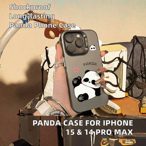 Funda Protectora para <span class=keywords><strong>iPhone</strong></span> 15/14 Pro Max con Estampado de Panda, Resistente a Impactos, Accesorios para Teléfono - Product Image 2