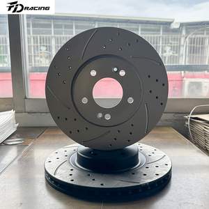 Silencieux résoudre frein secouant économique perforé marqué disque de frein de voiture Rotor de frein automobile pour Voyah Dream Free Passion - Product Image 6