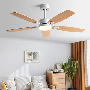 Plafond décoratif de conception nordique ventilateur de plafond de commande à distance de <span class=keywords><strong>fréquence</strong></span> de 52 pouces fabrique en Chine - Product Image 1