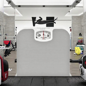 Pèse-personne de salle de bain 130 kg/1 kg avec coussinet antidérapant en PU, précision 0,01 g, mécanique, métallique, usage médical/personnel, garantie 1 an, OEM ODM - Product Image 3