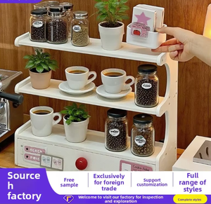 Rak Penyimpanan Meja Kantor Tiga Lapis Bentuk U yang Dapat Dipindahkan dengan Laci untuk Penggunaan Asrama, Mengatur Gelas Air dan Alat Tulis - Product Image 2