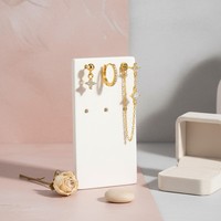 Elegante Juego de 3 Pendientes de Acero Inoxidable 316L Chapados en Oro, con Flor de Circonita Cúbica, Huggie con Pavé y Colgante de Cadena para Joyería de Perforación