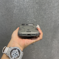 Casing Anti Benturan Untuk IPhone Air 17 16 15 14 13 12 11 Pro Max Dengan Penyangga Magnetik