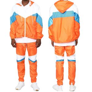 Survêtement de sport décontracté en gros pour hommes, coupe ajustée, 100 % nylon, coupe-vent, idéal pour le jogging - Product Image 2