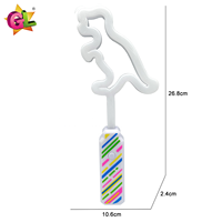 Bâton lumineux LED portable double face, dinosaure, petite baguette lumineuse colorée, jouet tendance en plastique pour enfants