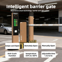 Barrière automatique intelligente à servomoteur, barrière pliante automatique en acier inoxydable IP67 DC24V pour parking et sécurité routière