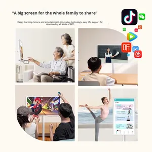 Smart <span class=keywords><strong>TV</strong></span> portable de 21.5 pouces pour les sports et la télévision mobile interactive en direct coulée sans fil et écran tactile - Product Image 4