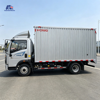 Camion léger d'occasion Sinotruk HOWO 140HP à plateau compact 4x2 Diesel pour livraison et logistique urbaine en Asie du Sud-Est