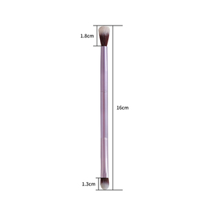 Usine Chinoise Pas Cher Double Double Tête Livraison Gratuite Ombre À Paupières Sourcils Pinceau De Maquillage Unique Long Manche Logo Personnalisé Pinceau Cosmétique - Product Image 1