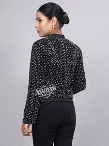 Blazer clásico de moda para mujer, chaqueta Bomber para primavera y otoño, puños acanalados con estilo, acabado suave, tamaños personalizables - Product Image 3