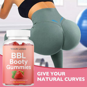 Premium Bbl Booty Gummies 60 Gummies Maca Ginseng Blend Ondersteunen Stevigheid Gewelfde Vorm Metabolisme - Product Image 2