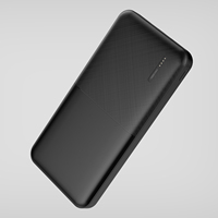 Batterie externe portable 10000mAh, double USB Type-C, chargeur rapide, ultra-mince, pour téléphone portable