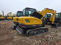 XE60G PRO 6 tonnes, nouvelle pelle sur chenilles hydraulique avec brise-roche hydraulique pour les projets de construction et de terrassement