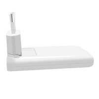 Cargador Rápido GaN Ultra Delgado de 65W, Cargador de Teléfono Móvil Plegable con Enchufe Europeo, Puertos USB-A y Tipo-C para Laptop/Tablet/Apple/iPad