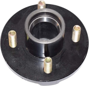 Nouvel ensemble de moyeu de remorque à 4 boulons sur 4 pouces pour essieu de remorque de 2200 lb, à utiliser avec des arbres carrés de 1 pouce et des broches droites - Product Image 3