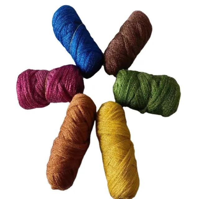 Fornecimento de fábrica tricô cor venda quente cabelo de lã brasileira fio de tricô cabelo africano