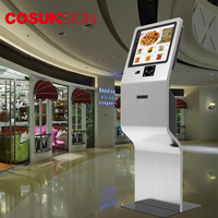 Kiosque d'affichage numérique LED intelligent avec écran tactile, SDK et carte mémoire pour la publicité dans les magasins de détail, centres commerciaux, métros et ascenseurs