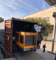 Foreuse DTH portable sur chenilles avec moteur diesel, pompe et boîte de vitesses pour l'exploitation minière aurifère, profondeur de forage 25 m
