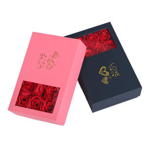 Caja de joyería con flores preservadas para el Día de San Valentín con seis rosas o caja de regalo para el Día de San Valentín o caja de regalo o colgante - Product Image 5