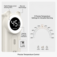 Chauffe-biberon portable sans fil sans BPA, rechargeable, pour bébé, pour les voyages et la maison
