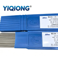 Électrode de soudage à l'arc manuel en fonte de nickel pur AWS A5.15-90 EZNi-1 Z308 certifiée ROHS CE, garantie 1 an, argent ductile