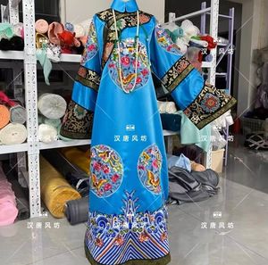 Lunaric-ropa de Hanfu hecha a mano para mujer, vestido tradicional <span class=keywords><strong>chino</strong></span> étnico para niña, vestido de Reina Cheongsam DE LA Dynasty TIA Qing - Product Image 3