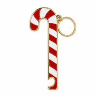 Décapsuleur porte-clés en alliage de zinc personnalisé, en forme de canne à sucre, ouvre-bouteille en métal, cadeau de Noël et de fêtes, directement de l'usine