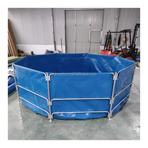 Bañera de peces recubierta de pvc azul, lona grande comercial, tanque de cultivo de peces, estanque, 0utdoor - Product Image 6